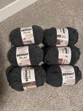 Bernat Blanket Yarn Bundle in Lead
